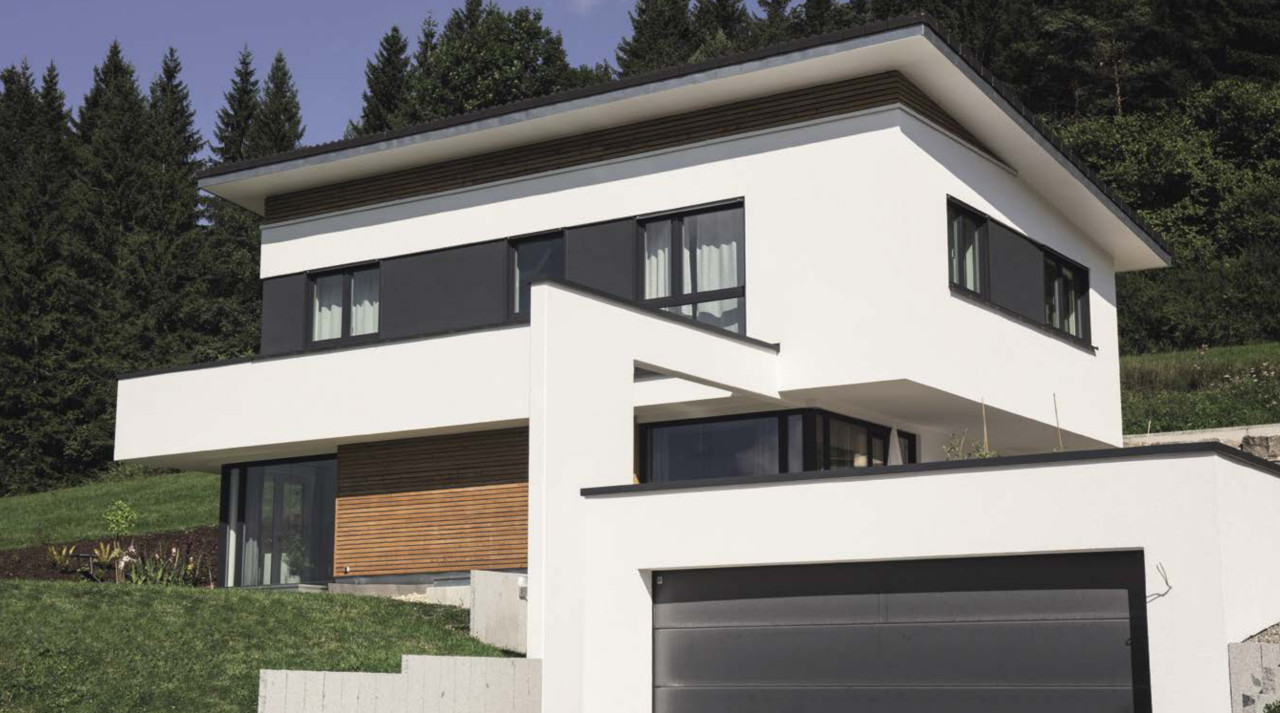 Flachdach aus Beton