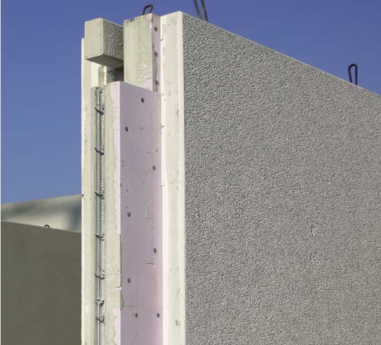 Sandwichwand aus Beton